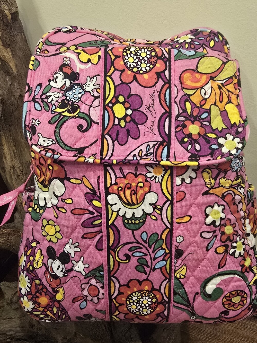 Rare Vera Bradley Tropical Minnie Mouse Backpack